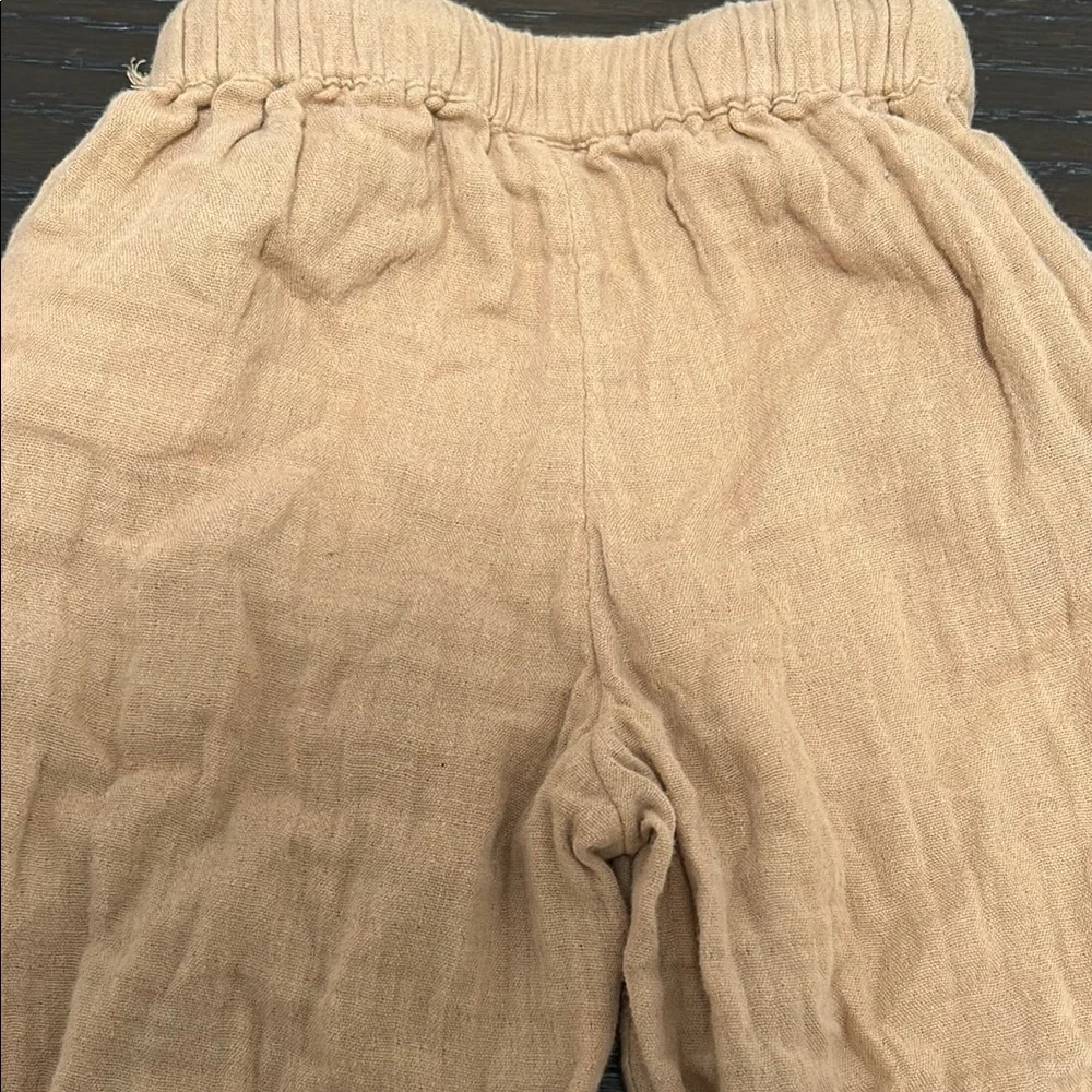 Old Navy Tan Casual crop top and Bottoms with Elastic Waistband